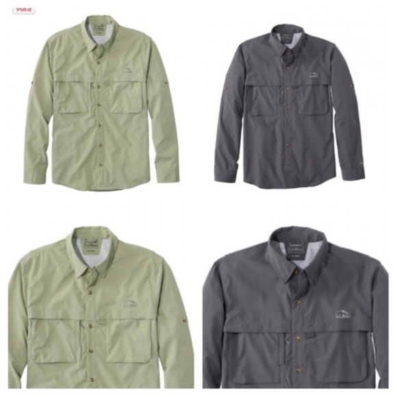 L.L. Bean Bundle of 2 Tropicwear Shirt long sleeves XXL - Picture 15 of 15